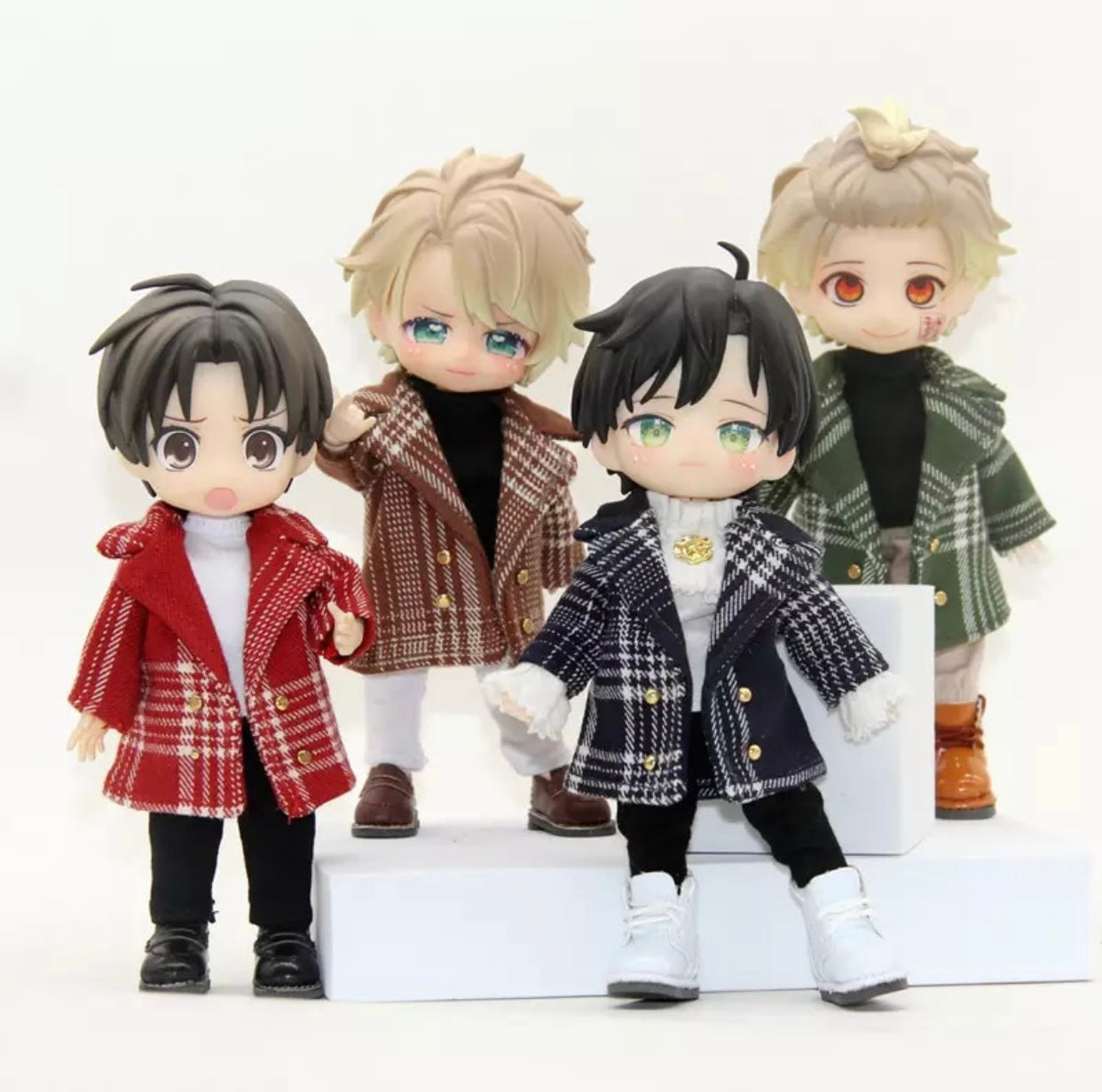 1/12ドール用 チェックコート