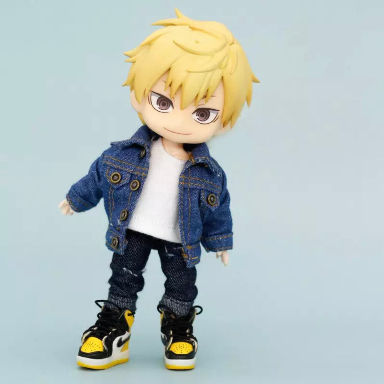 1/12ドール用 デニムジャケット(金ボタン)