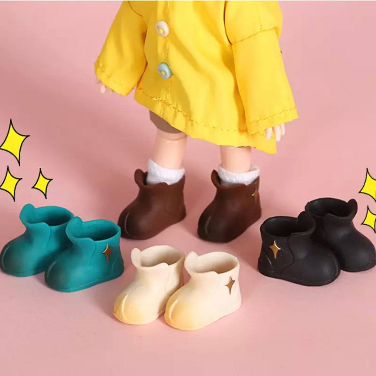 1/12ドール用 レインブーツ