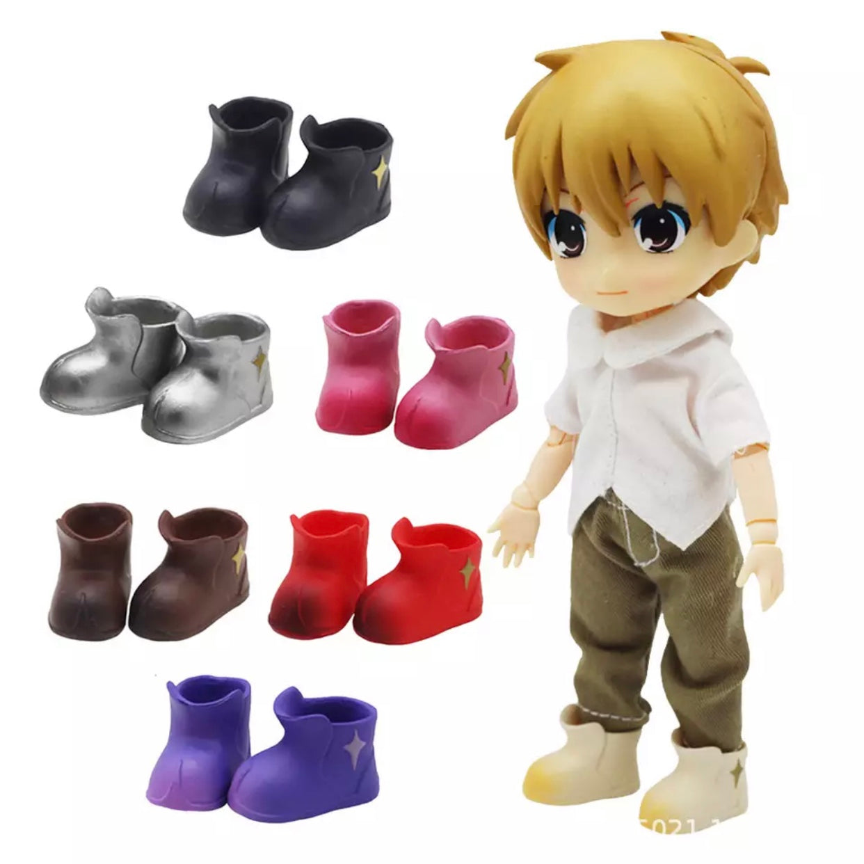 1/12ドール用 レインブーツ