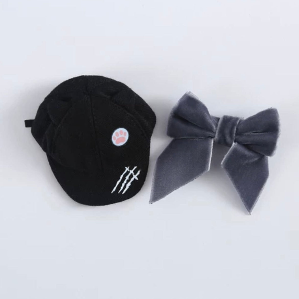 1/12ドール用 リボン付き猫耳キャップ