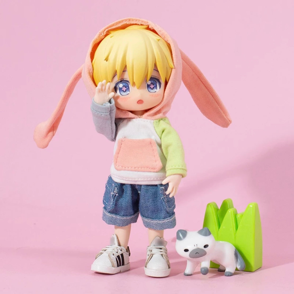 1/12ドール用 うさ耳パーカー