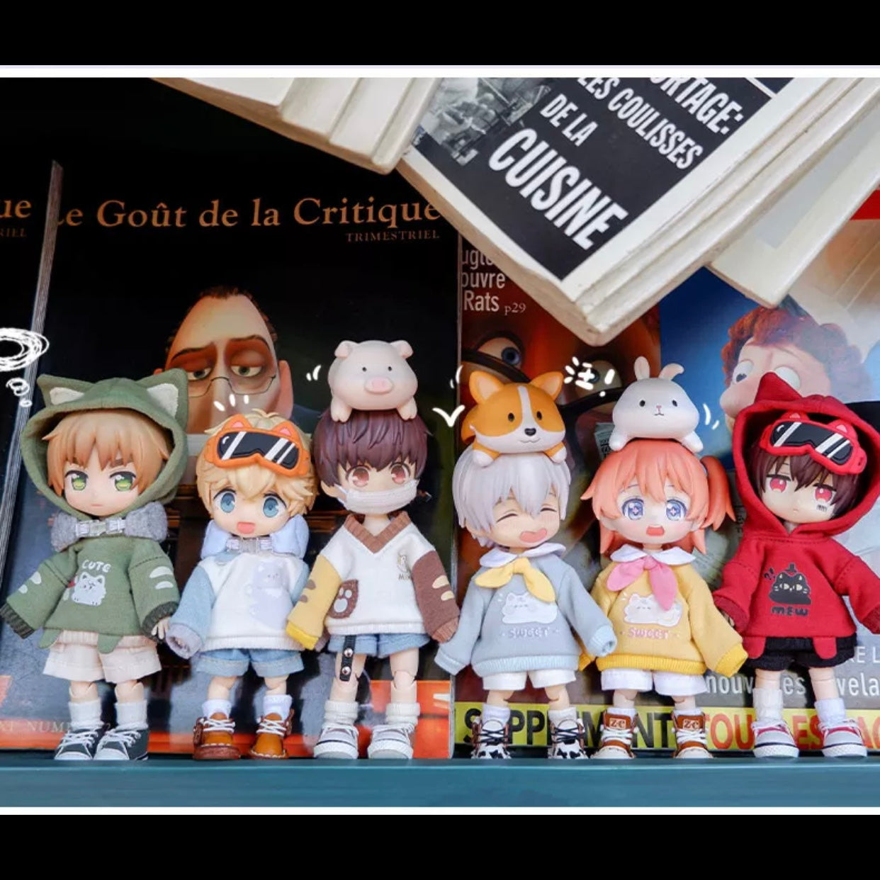 1/12ドール用 スカーフ付きトレーナー