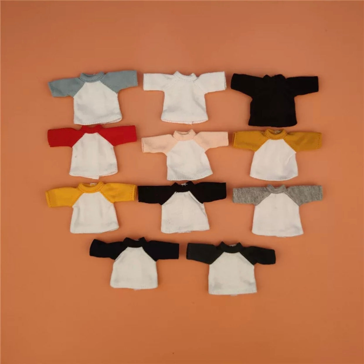 1/12ドール用 ラグランTシャツ