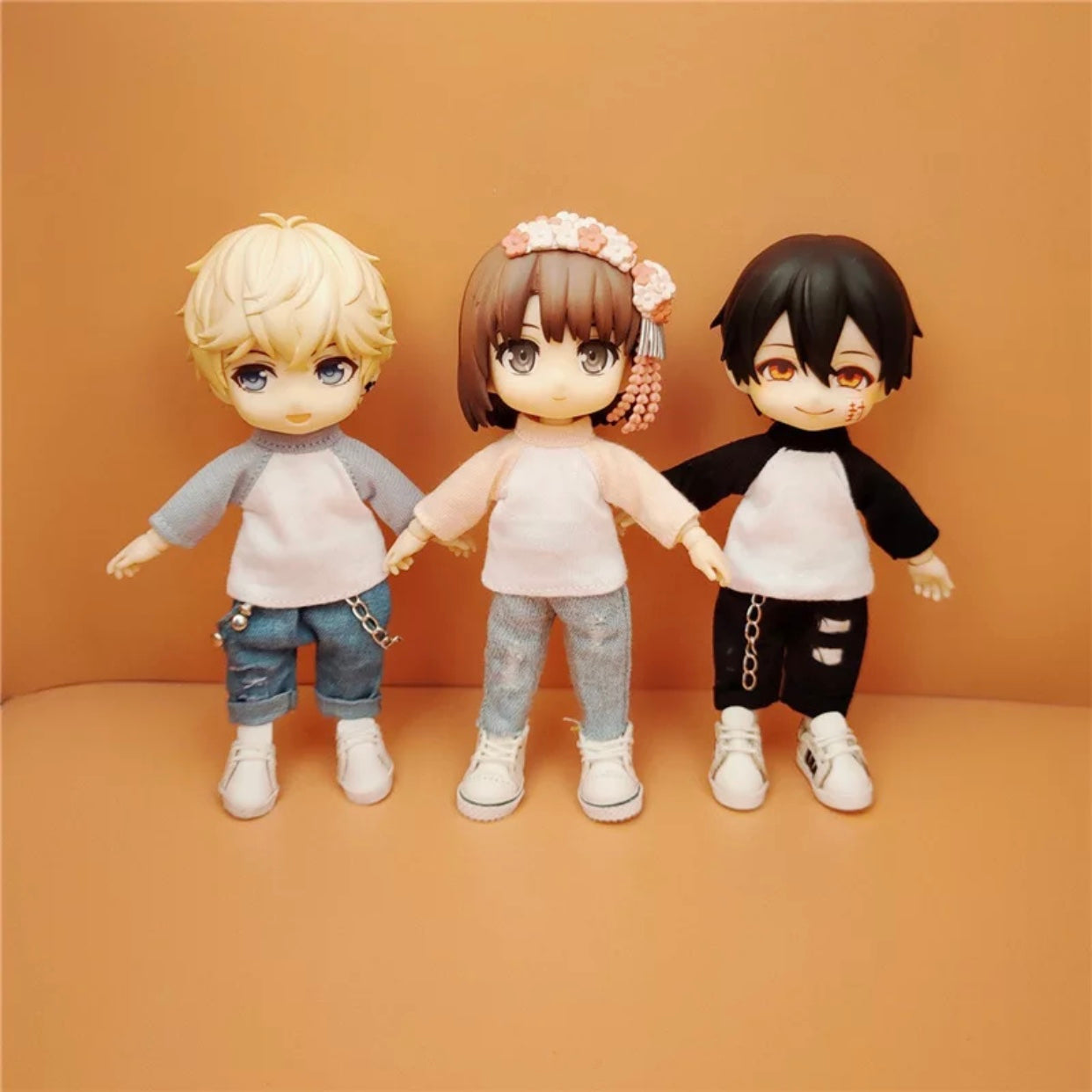 1/12ドール用 ラグランTシャツ