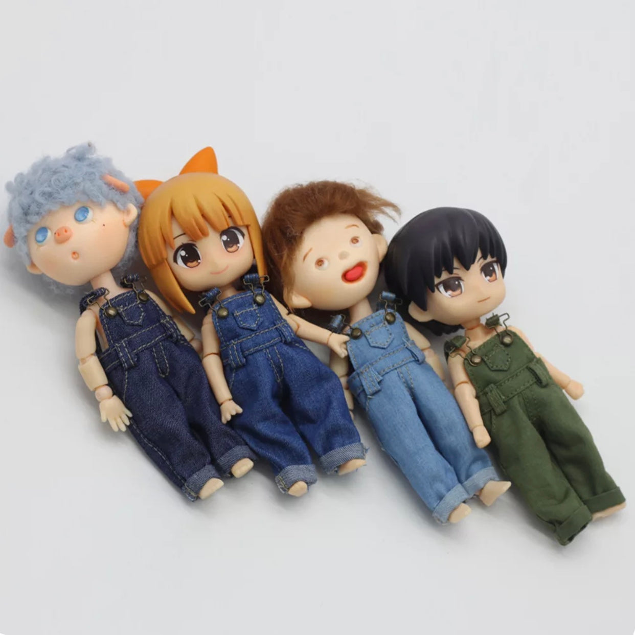 1/12ドール用 オーバーオール ロング丈