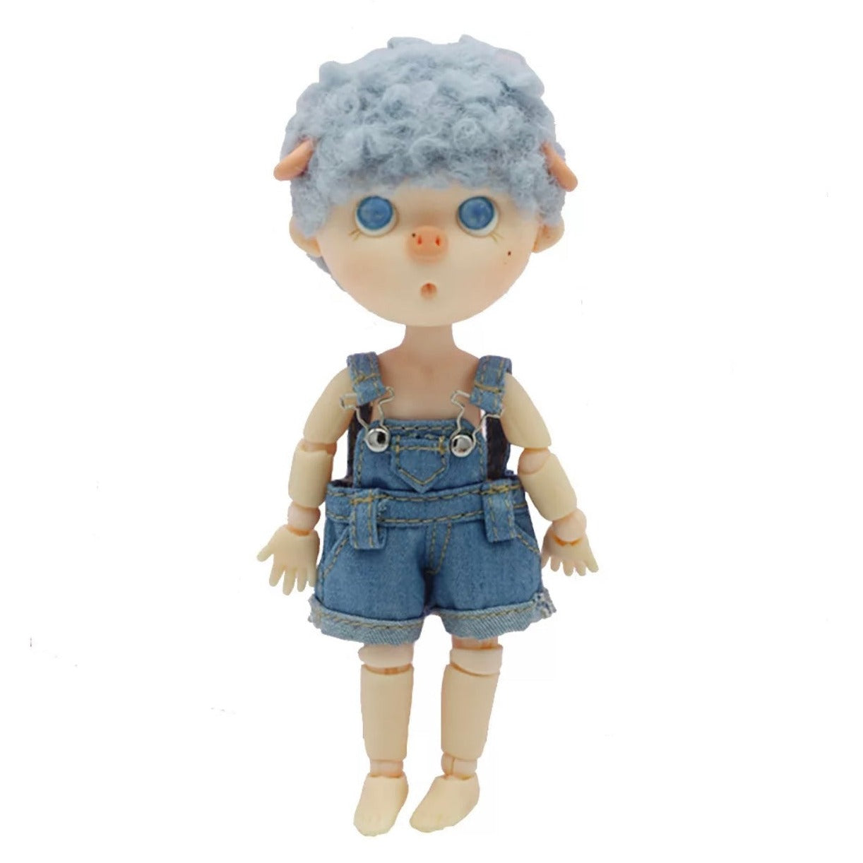 1/12ドール用 オーバーオール ショート丈