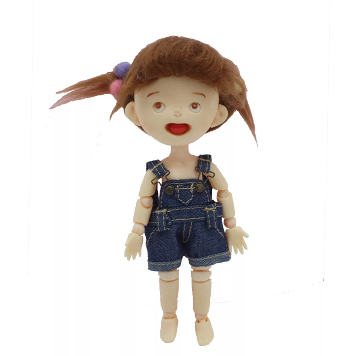 1/12ドール用 オーバーオール ショート丈