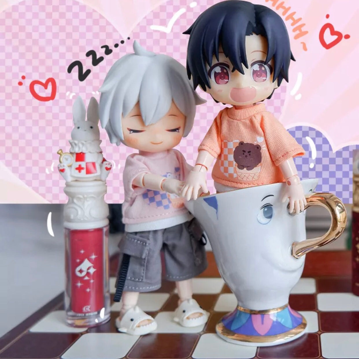 1/12ドール用 アイスクリームベアTシャツ