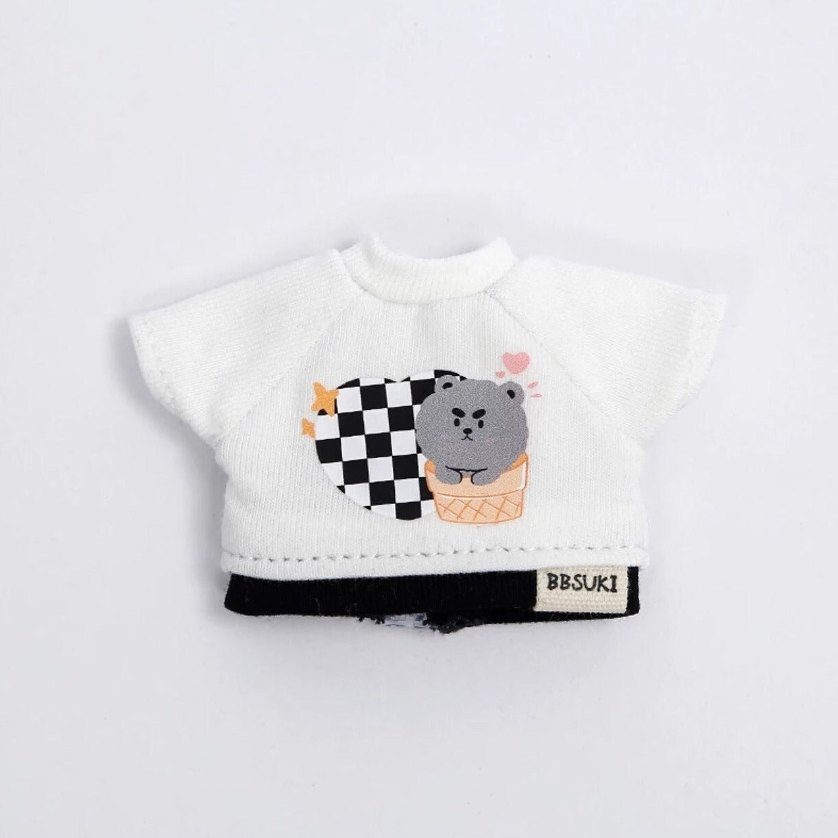 1/12ドール用 アイスクリームベアTシャツ
