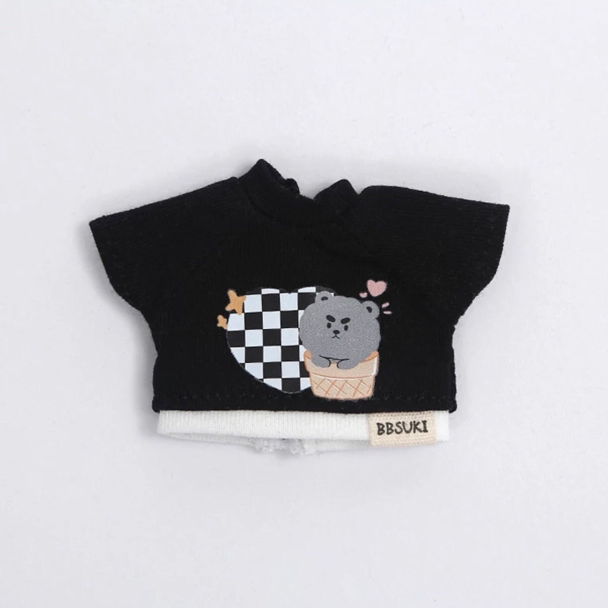1/12ドール用 アイスクリームベアTシャツ