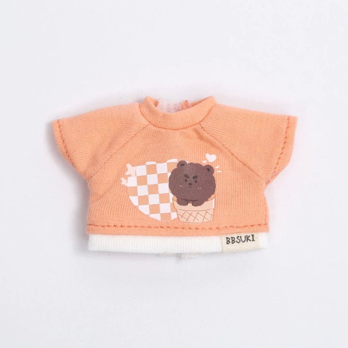 1/12ドール用 アイスクリームベアTシャツ