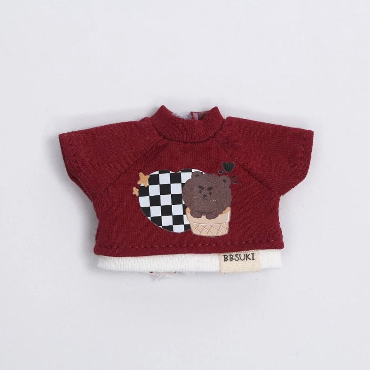 1/12ドール用 アイスクリームベアTシャツ