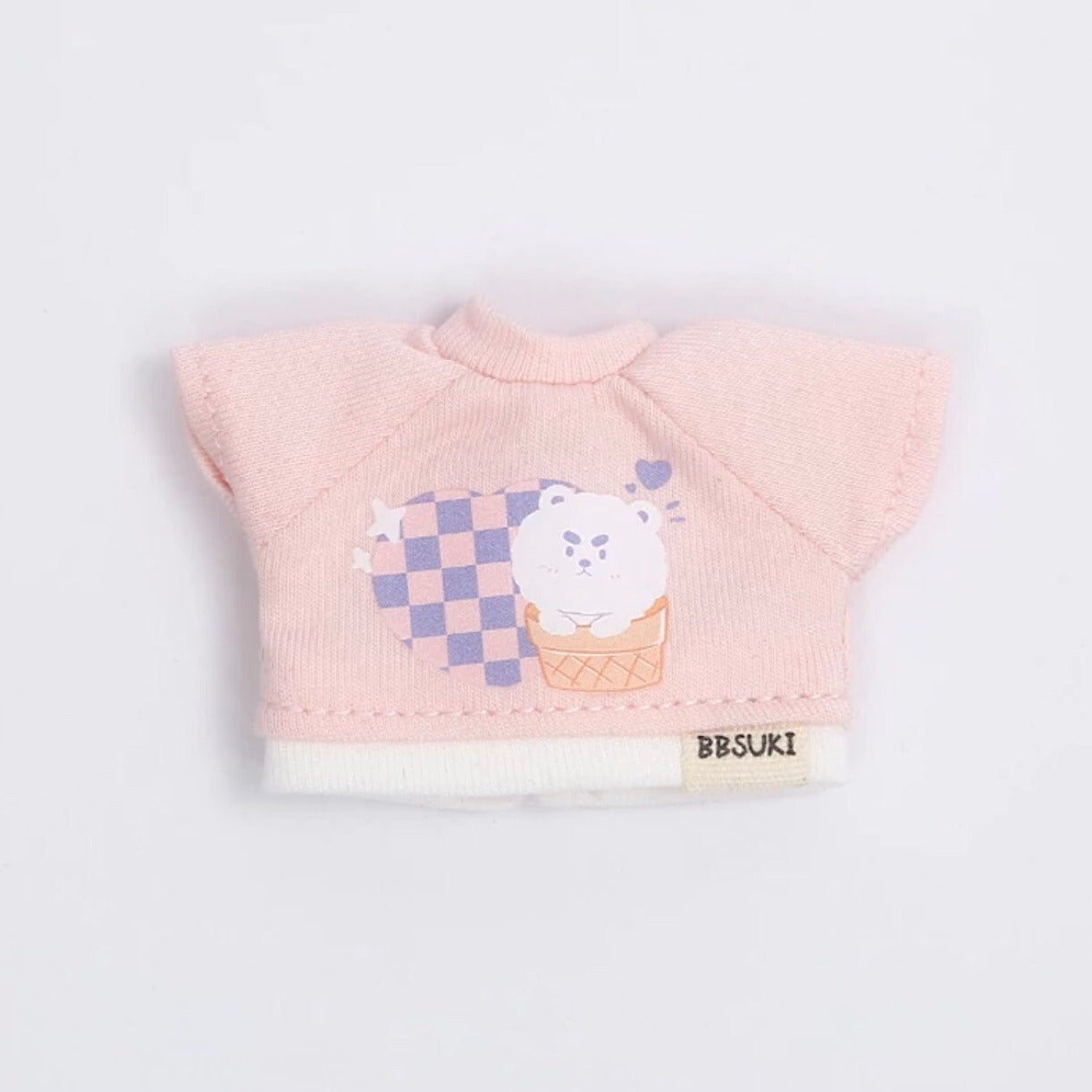 1/12ドール用 アイスクリームベアTシャツ