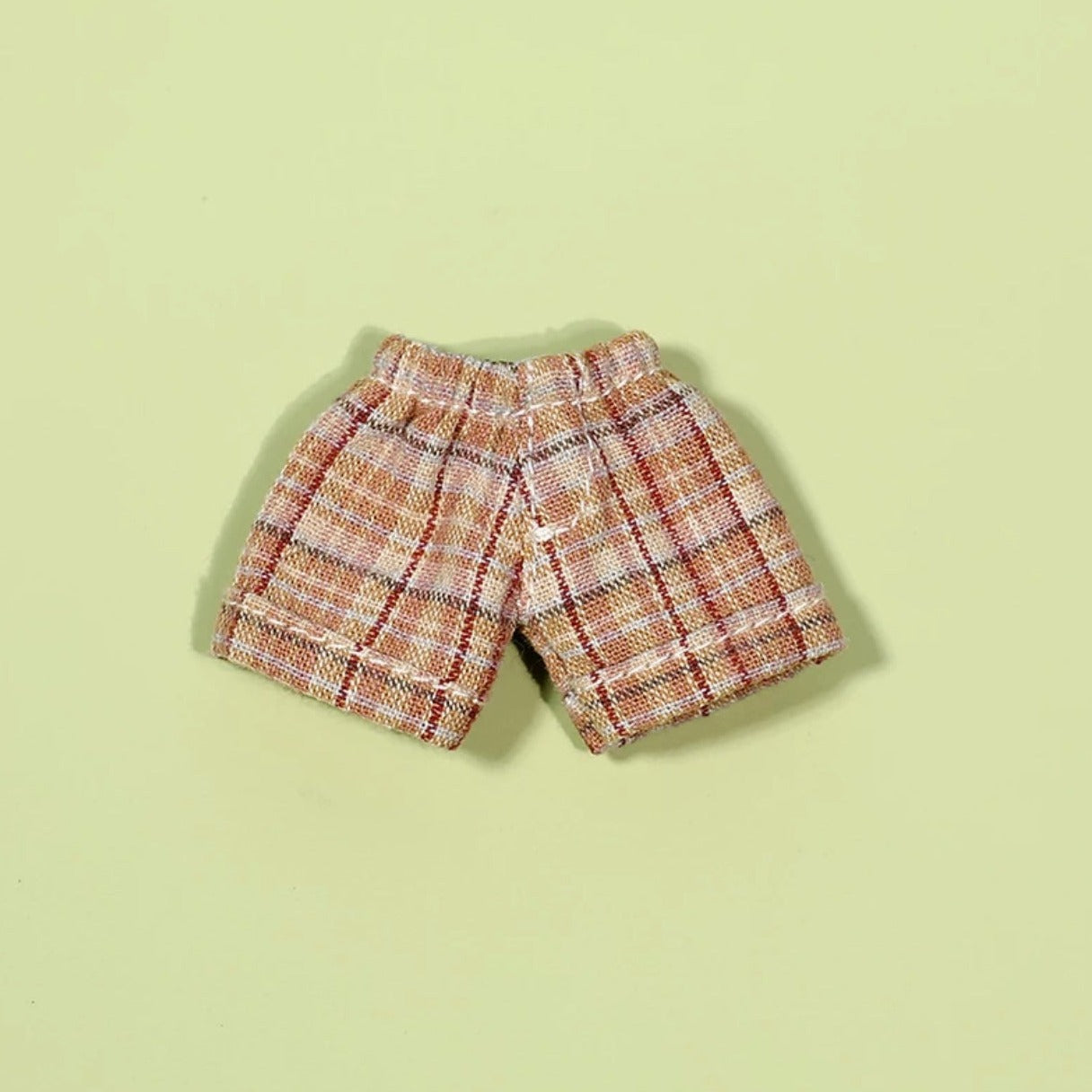 1/12ドール用 チェックショートパンツ
