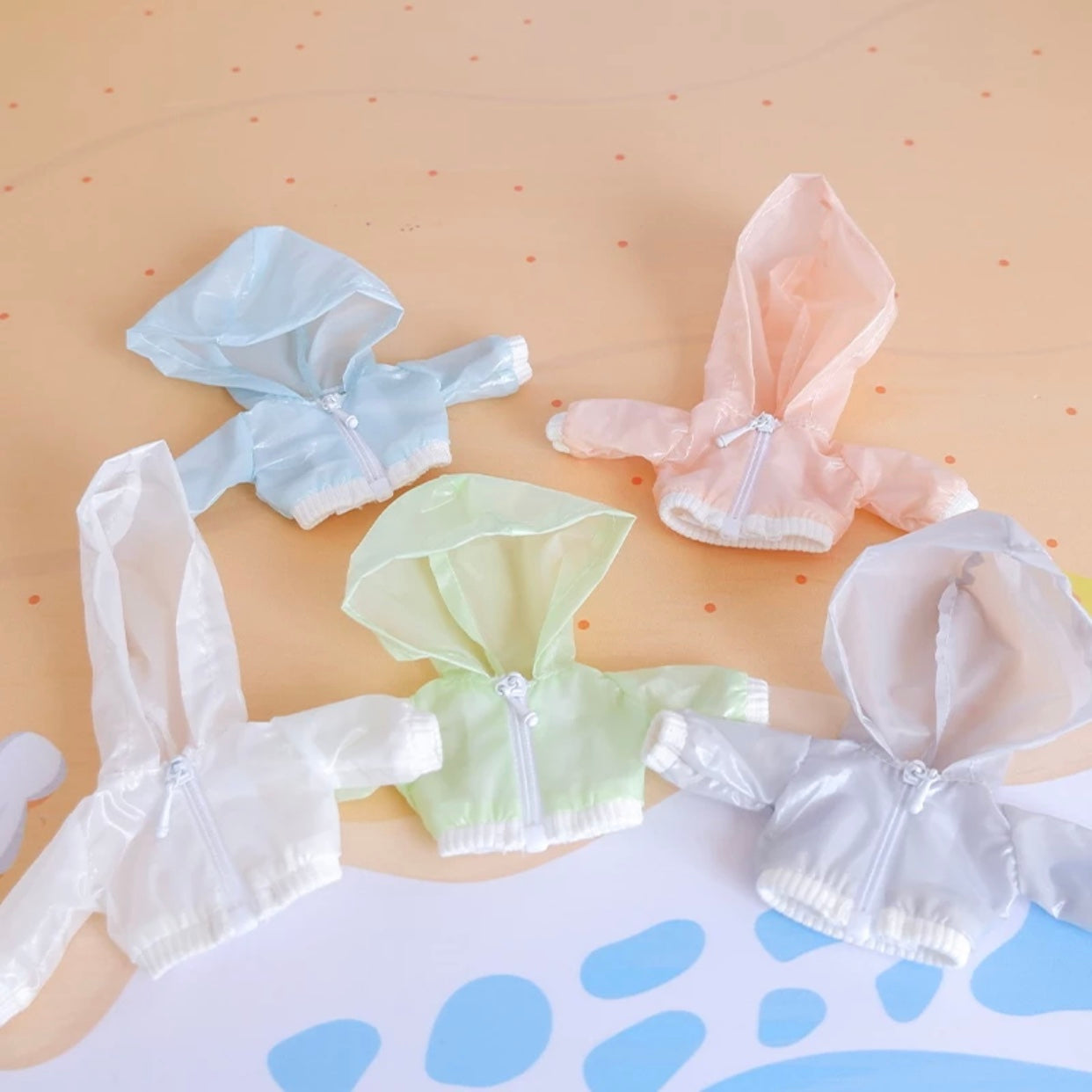 1/12ドール用 パステルサマーパーカー