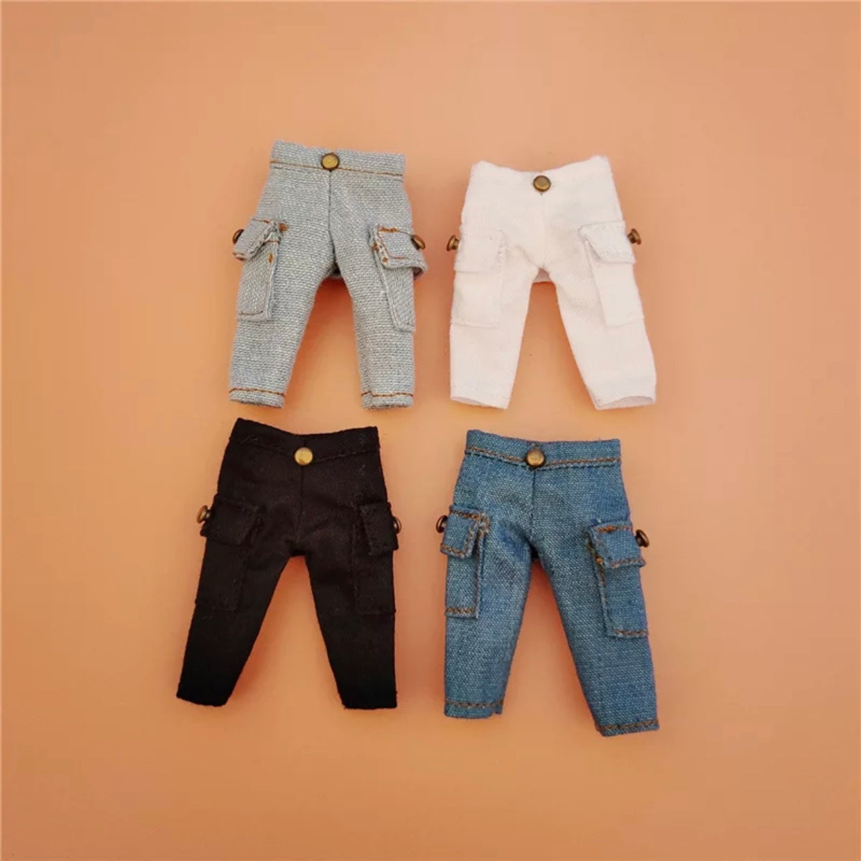 1/12ドール用 バックポケットパンツ