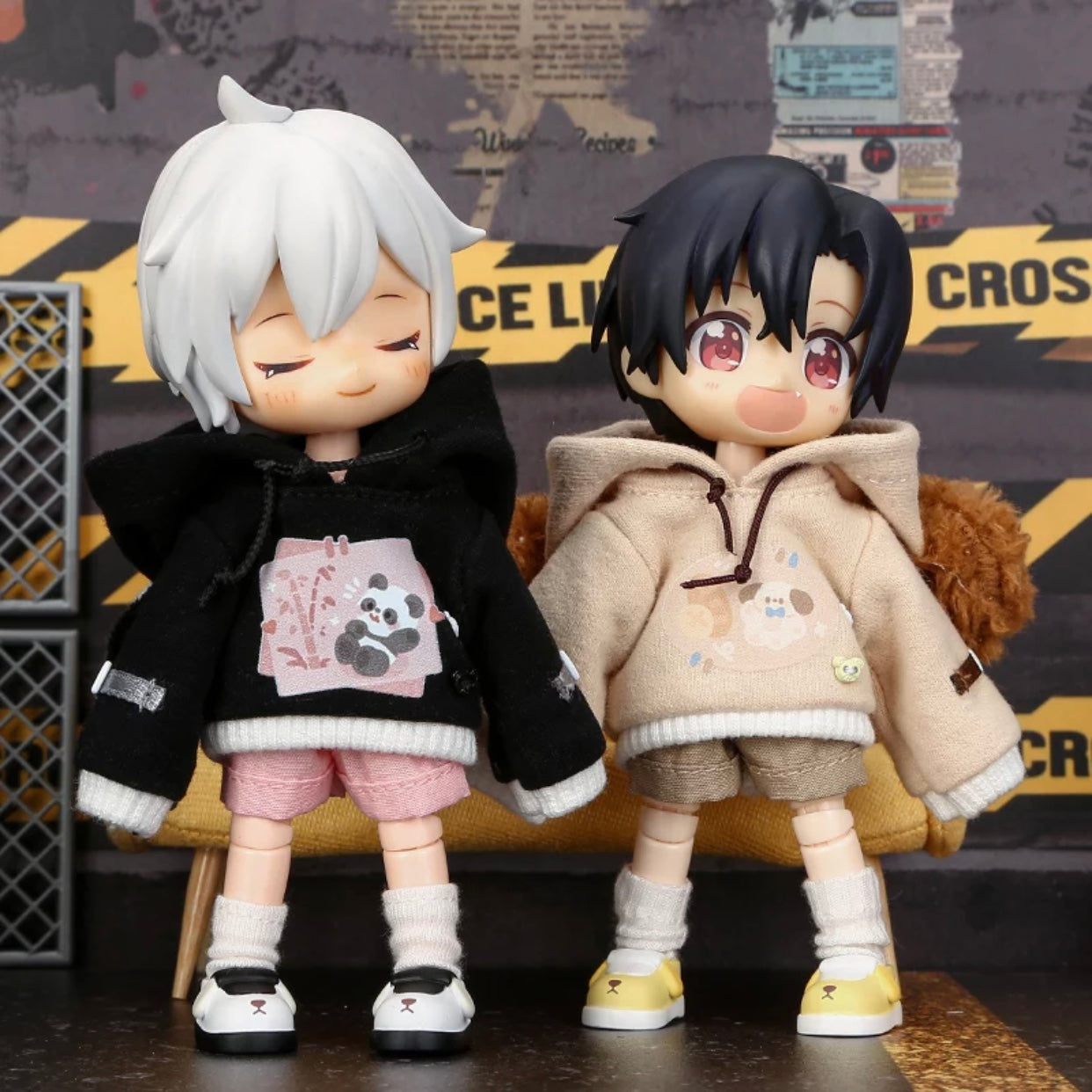 1/12ドール用 ケモ耳パーカー