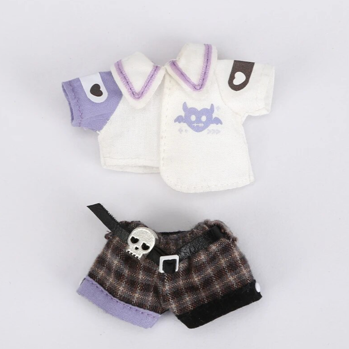 1/12ドール用 小悪魔アシンメトリーセットアップ