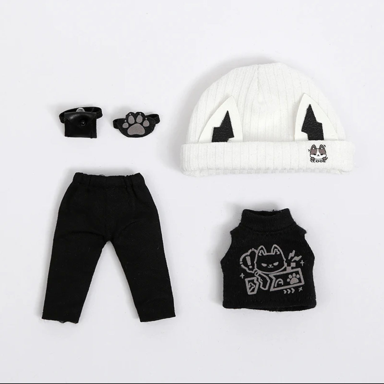 1/12ドール用 ニット帽付きセットアップ