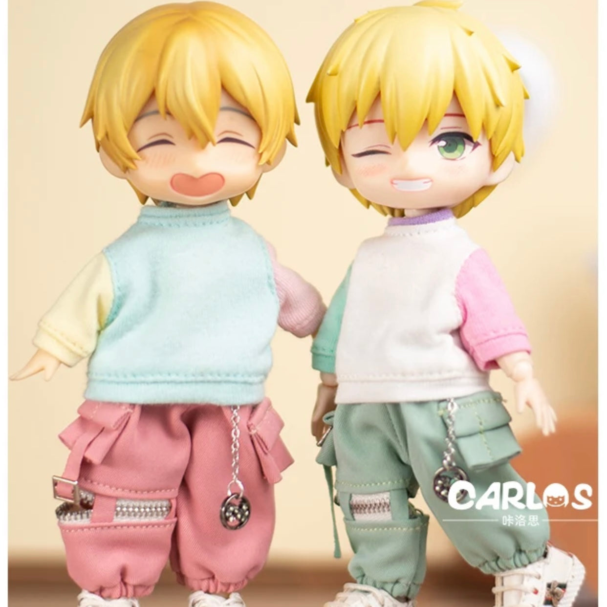 1/12ドール用 カラフルカーゴパンツ