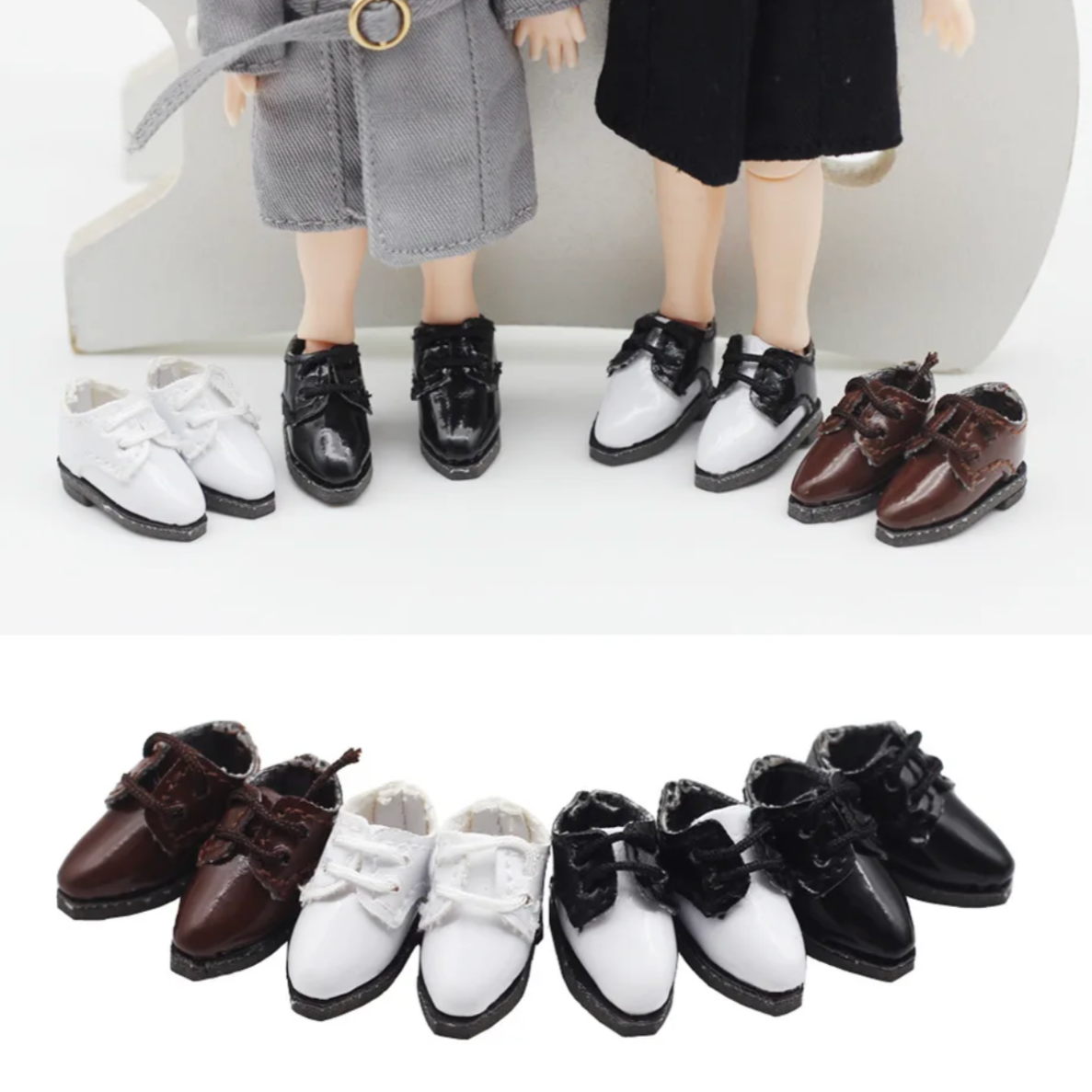 1/12ドール用 オックスフォードシューズ