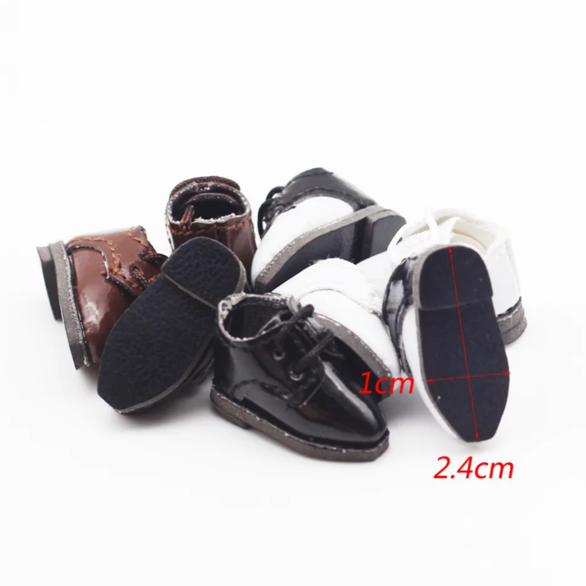 1/12ドール用 オックスフォードシューズ