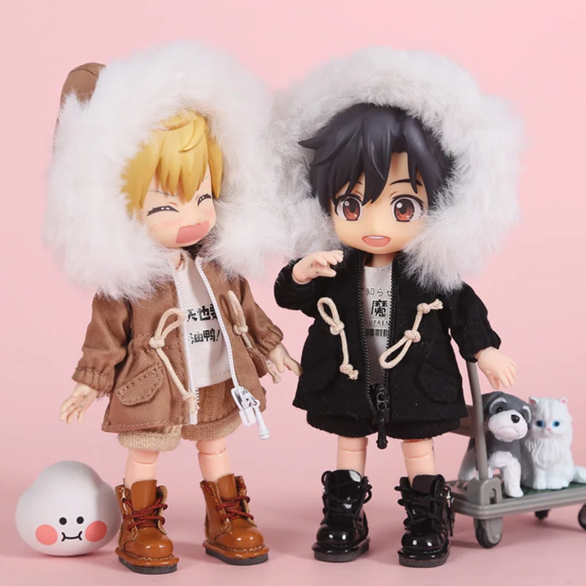 1/12ドール用 エナメル風ブーツ