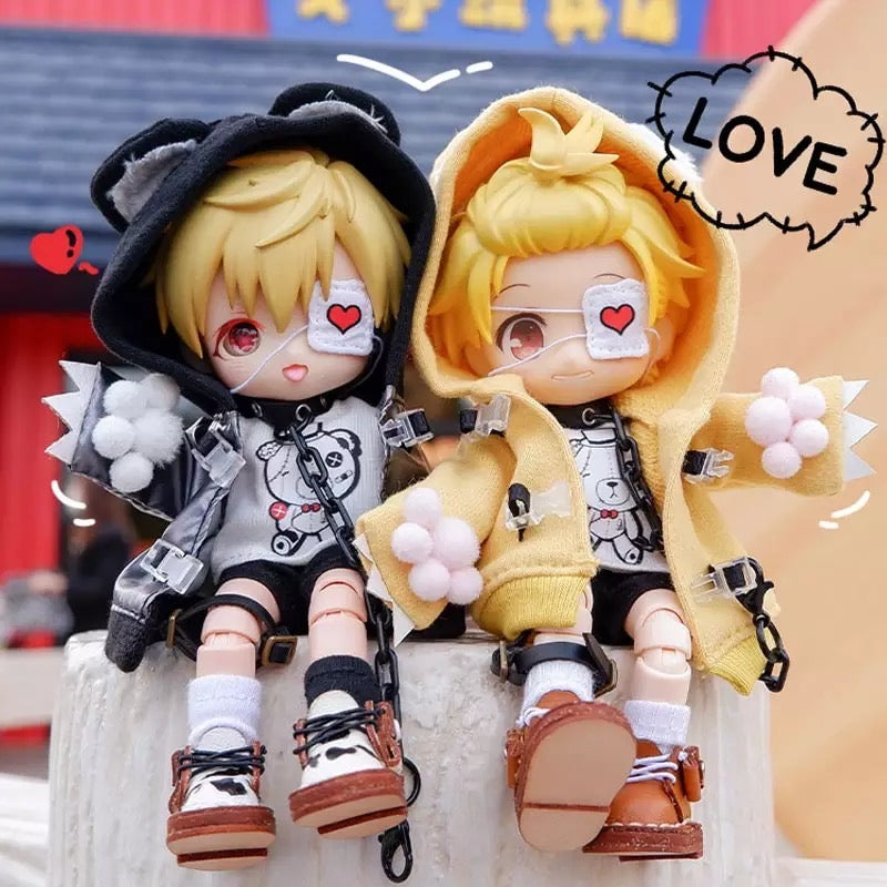 1/12ドール用 クマさんパーカー