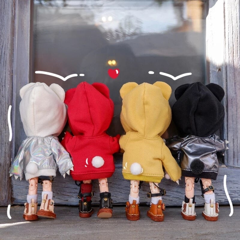 1/12ドール用 クマさんパーカー