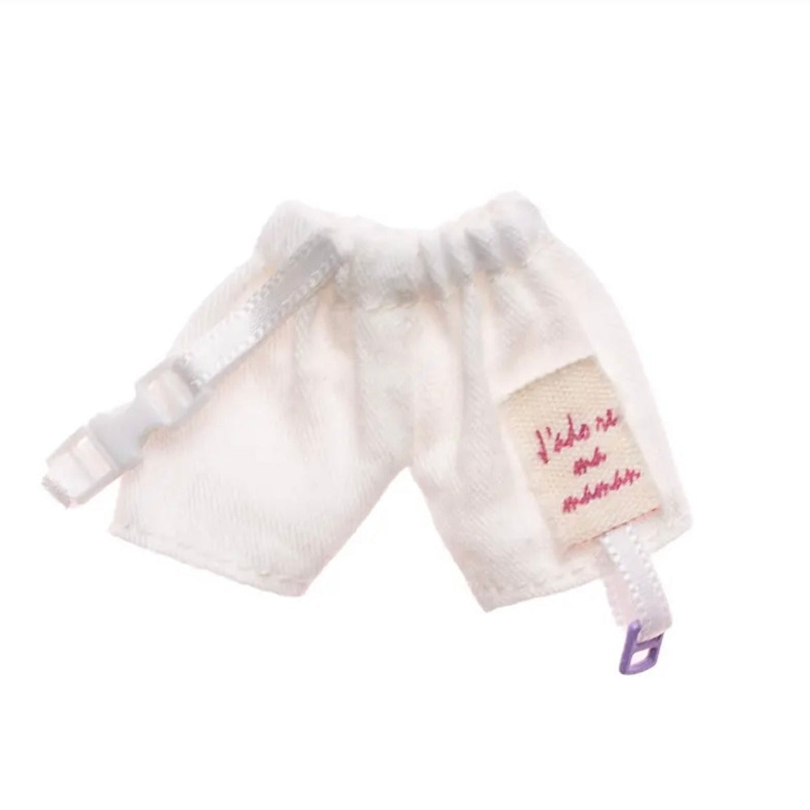 1/12ドール用 ホワイトショートパンツ