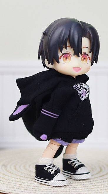 1/12ドール用 黒猫セットアップ