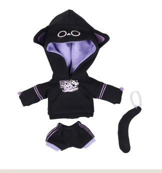 1/12ドール用 黒猫セットアップ