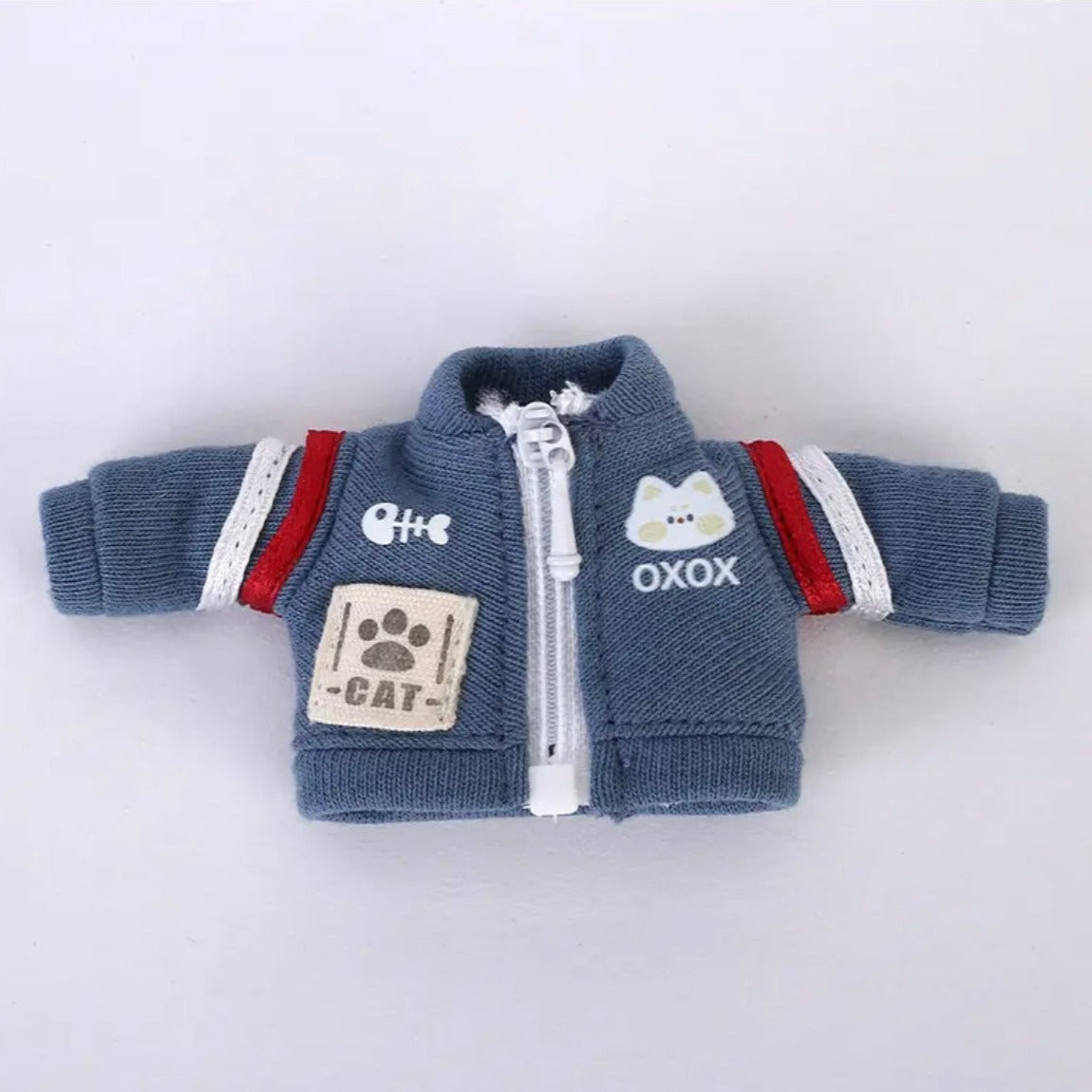 1/12ドール用 猫柄スタジャン